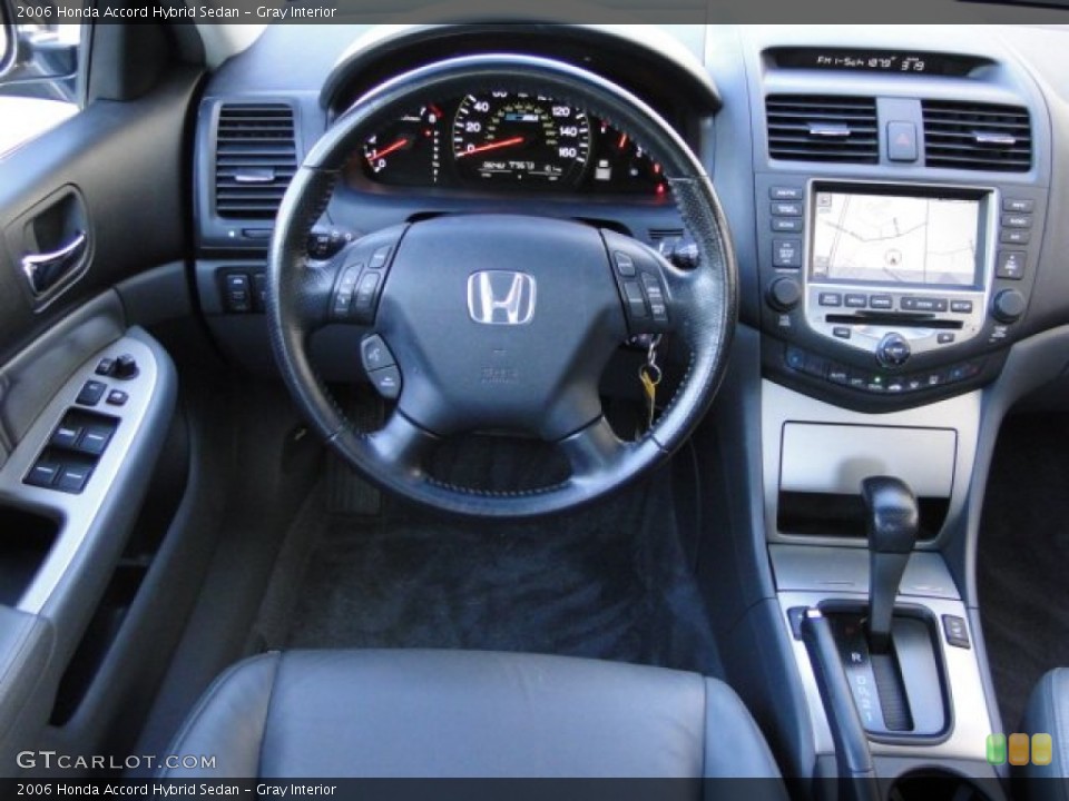 Gray Interior Dashboard for the 2006 Honda Accord Hybrid Sedan #89597546