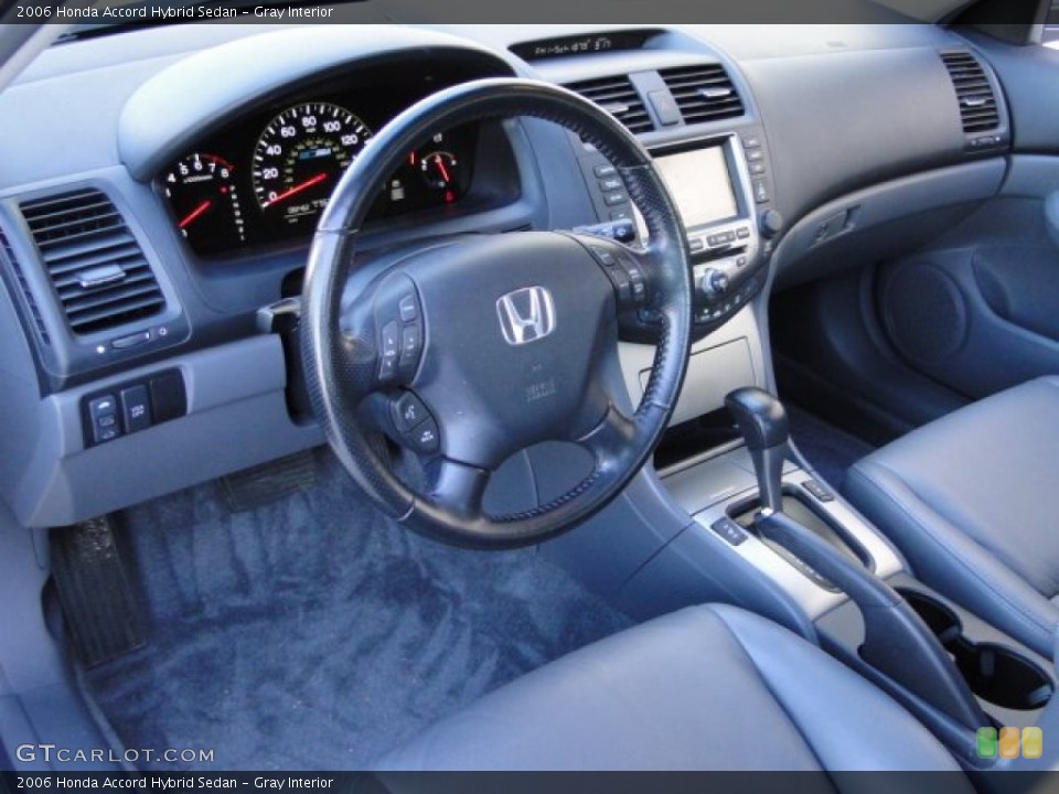 Gray 2006 Honda Accord Interiors