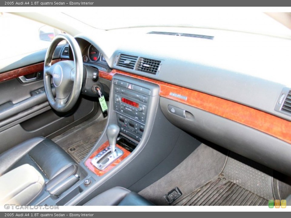 Ebony Interior Photo for the 2005 Audi A4 1.8T quattro Sedan #89600618