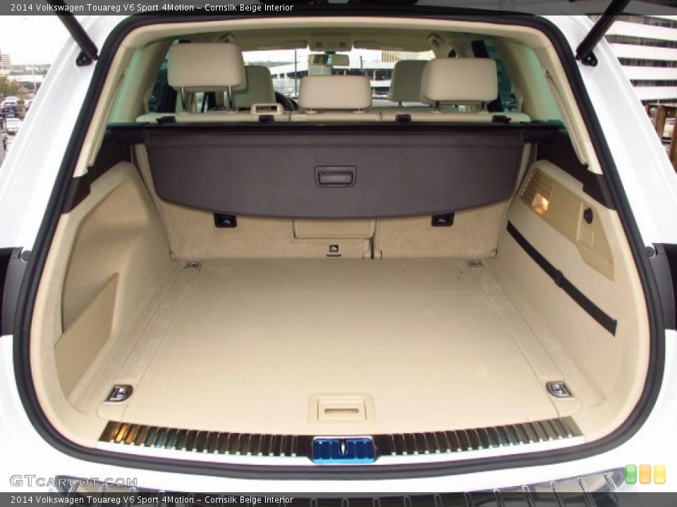 Cornsilk Beige Interior Trunk for the 2014 Volkswagen Touareg V6 Sport 4Motion #89601034
