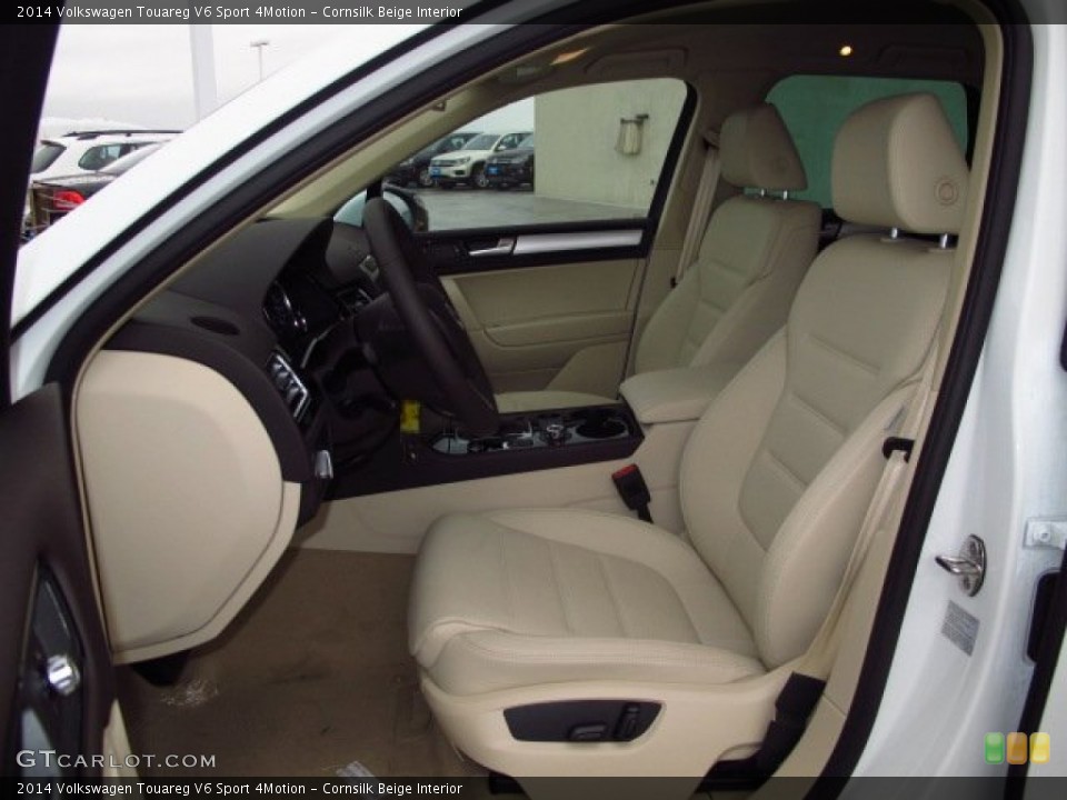 Cornsilk Beige Interior Photo for the 2014 Volkswagen Touareg V6 Sport 4Motion #89601092