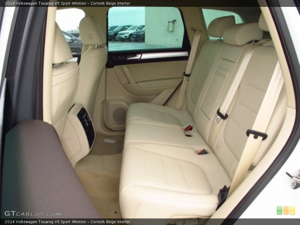 Cornsilk Beige Interior Rear Seat for the 2014 Volkswagen Touareg V6 Sport 4Motion #89601125