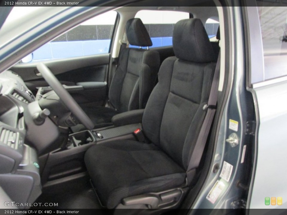 Black Interior Front Seat for the 2012 Honda CR-V EX 4WD #89604409