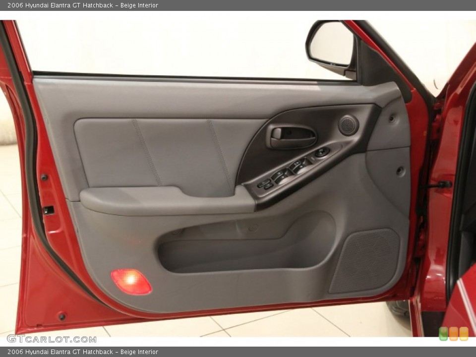 Beige Interior Door Panel for the 2006 Hyundai Elantra GT Hatchback #89604738