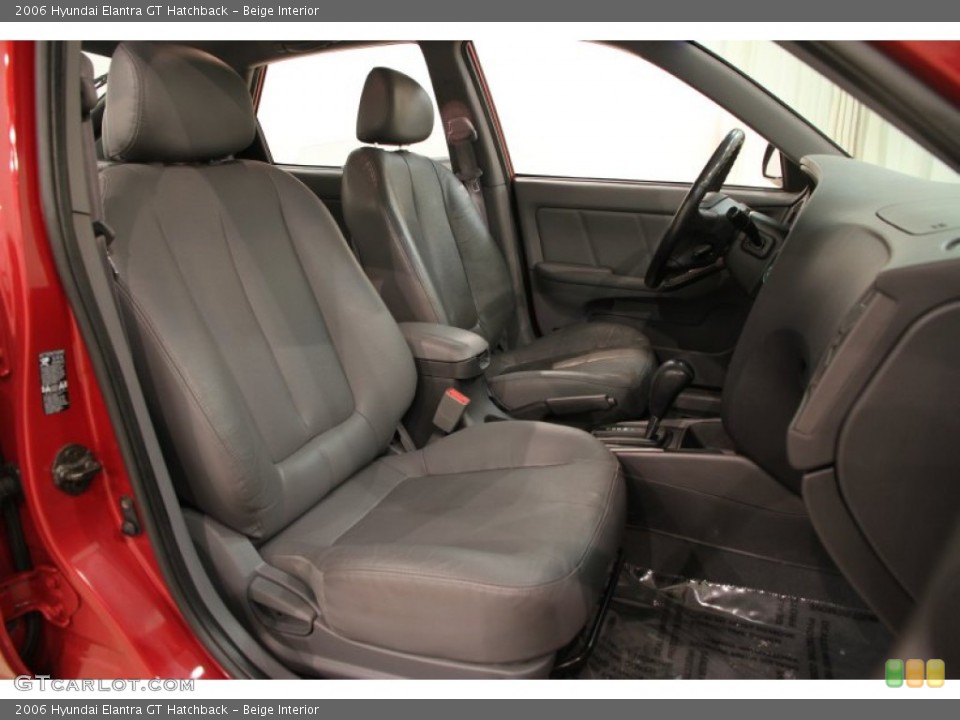 Beige Interior Front Seat for the 2006 Hyundai Elantra GT Hatchback #89604797