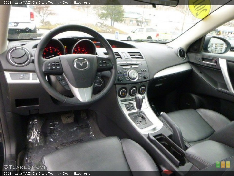 Black 2011 Mazda MAZDA3 Interiors
