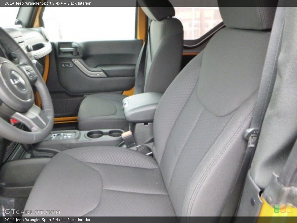 Black Interior Photo for the 2014 Jeep Wrangler Sport S 4x4 #89606053