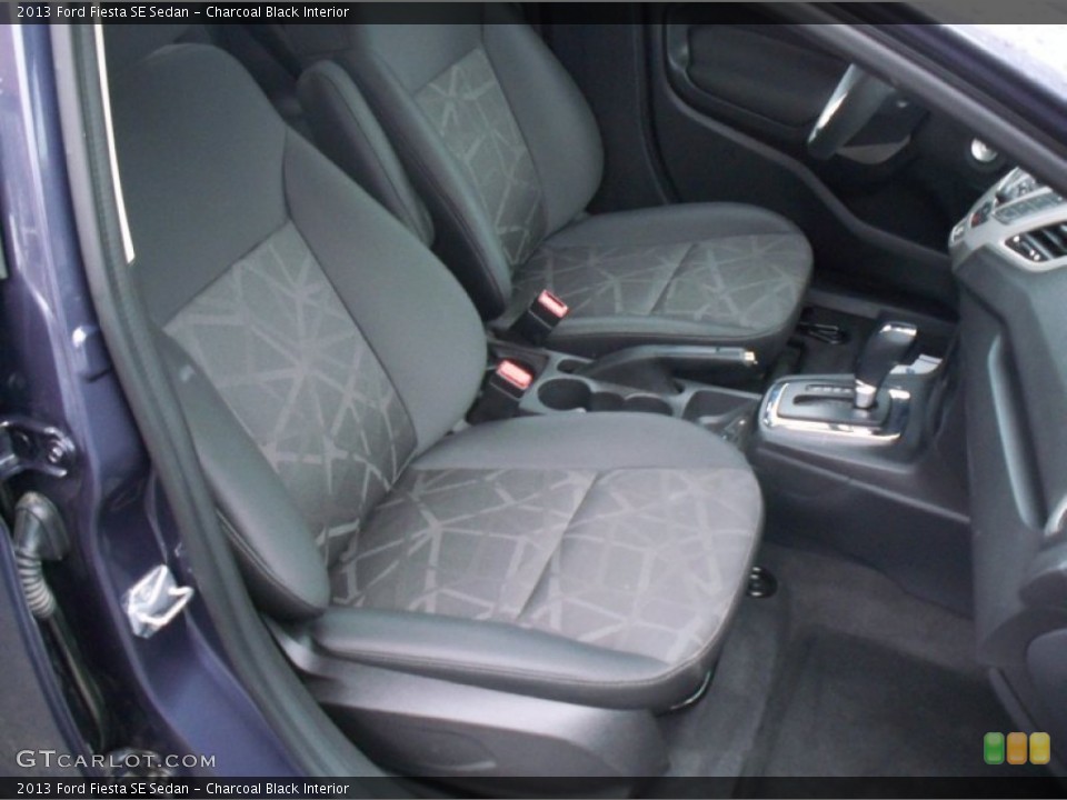 Charcoal Black Interior Front Seat for the 2013 Ford Fiesta SE Sedan #89609651