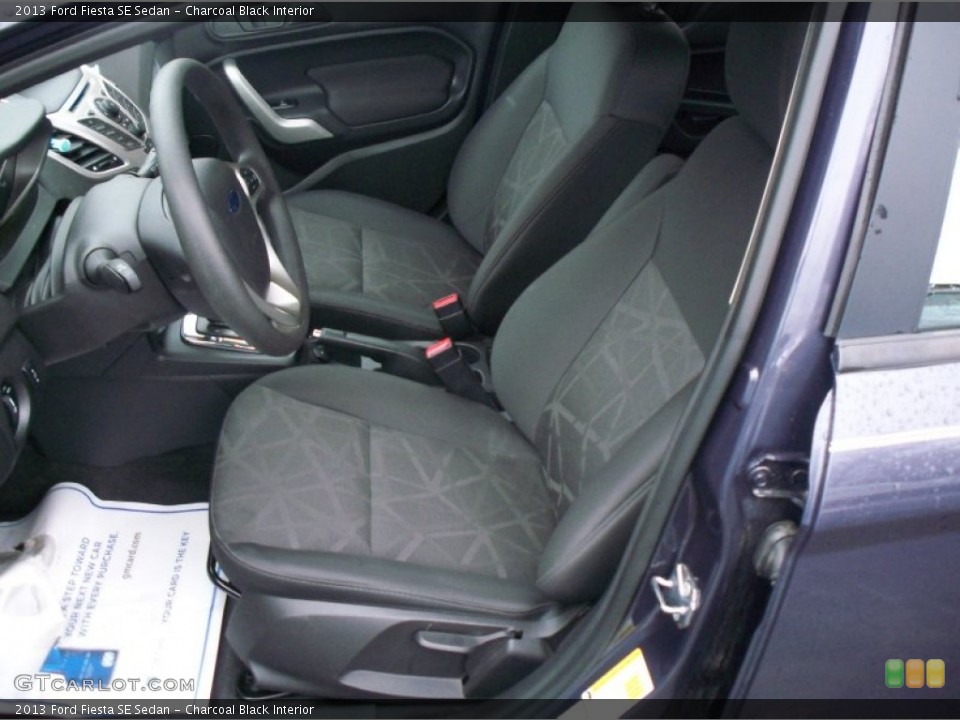 Charcoal Black Interior Front Seat for the 2013 Ford Fiesta SE Sedan #89609852