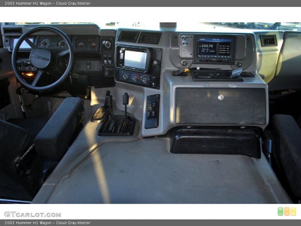 Cloud Gray Interior Dashboard for the 2003 Hummer H1 Wagon #89611651