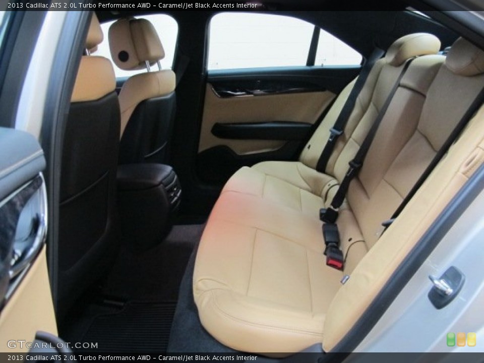 Caramel/Jet Black Accents Interior Rear Seat for the 2013 Cadillac ATS 2.0L Turbo Performance AWD #89614010