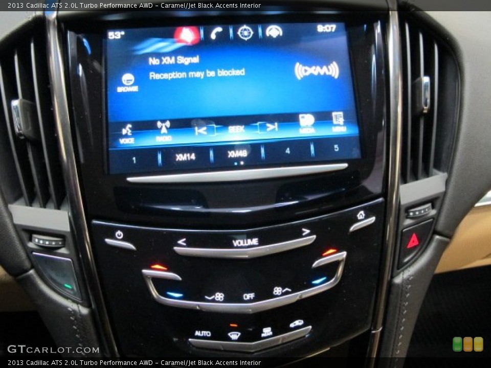 Caramel/Jet Black Accents Interior Controls for the 2013 Cadillac ATS 2.0L Turbo Performance AWD #89614079