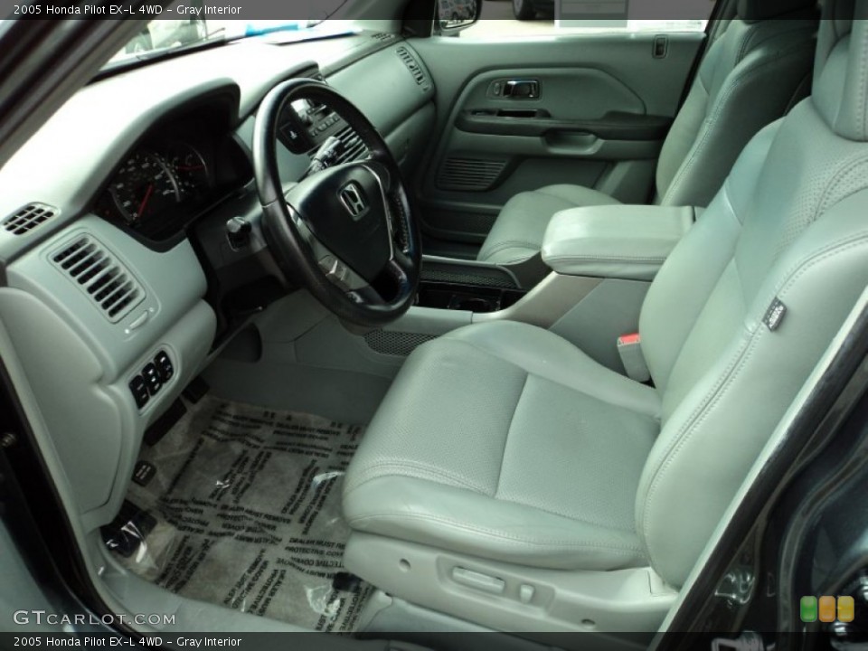Gray Interior Prime Interior for the 2005 Honda Pilot EX-L 4WD #89614292