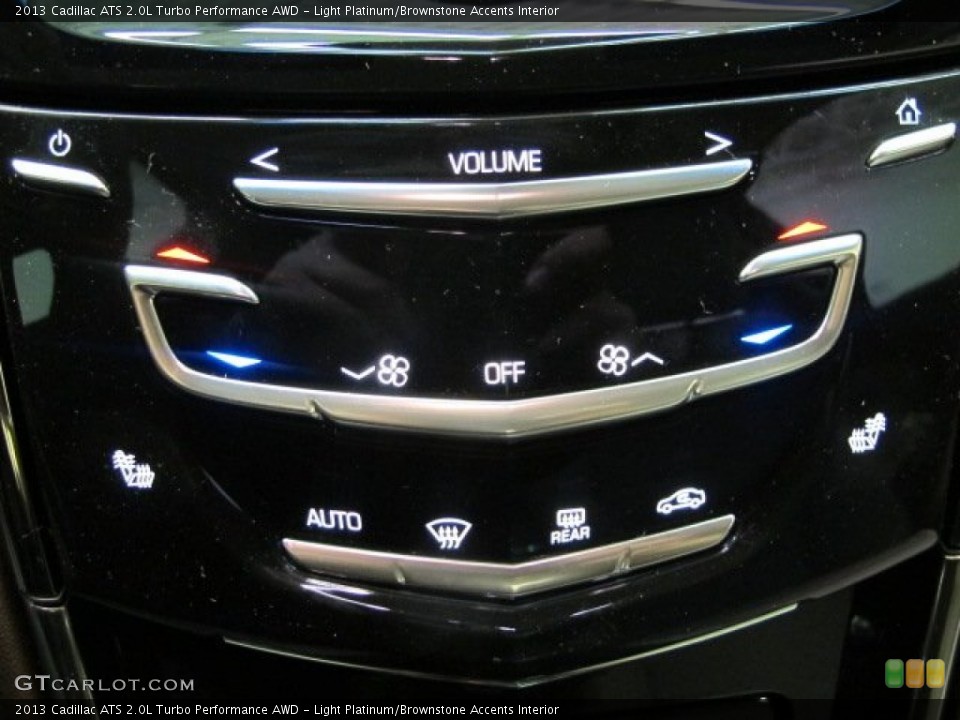 Light Platinum/Brownstone Accents Interior Controls for the 2013 Cadillac ATS 2.0L Turbo Performance AWD #89614739