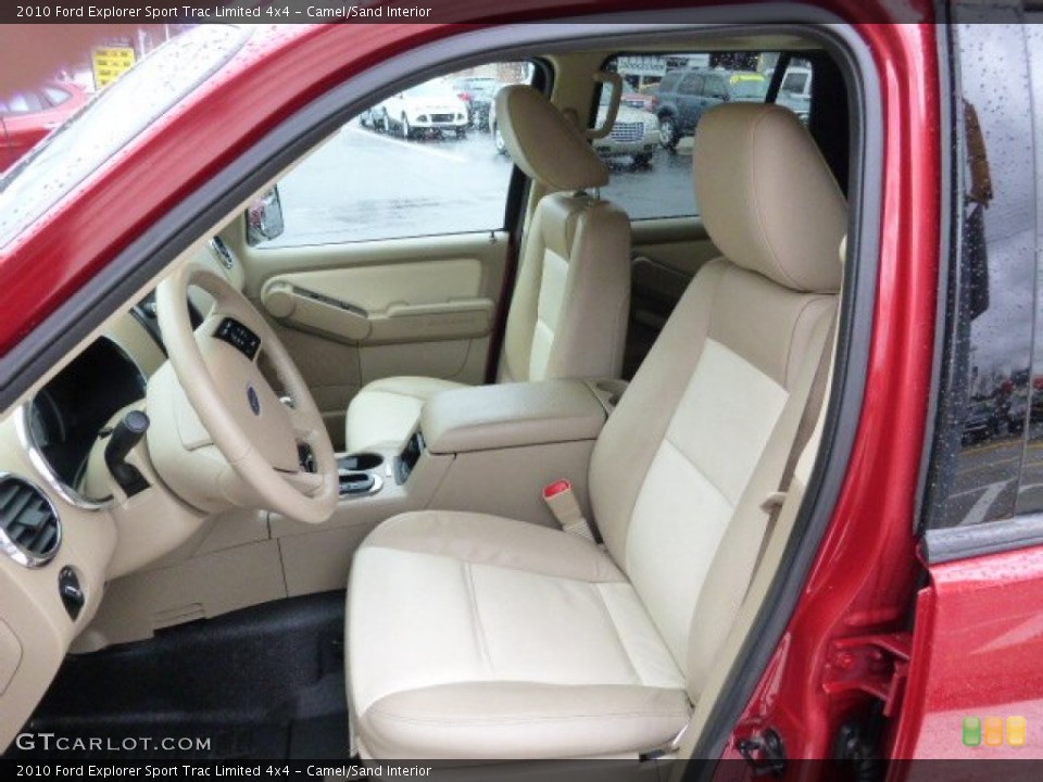 Camel/Sand Interior Front Seat for the 2010 Ford Explorer Sport Trac Limited 4x4 #89614995