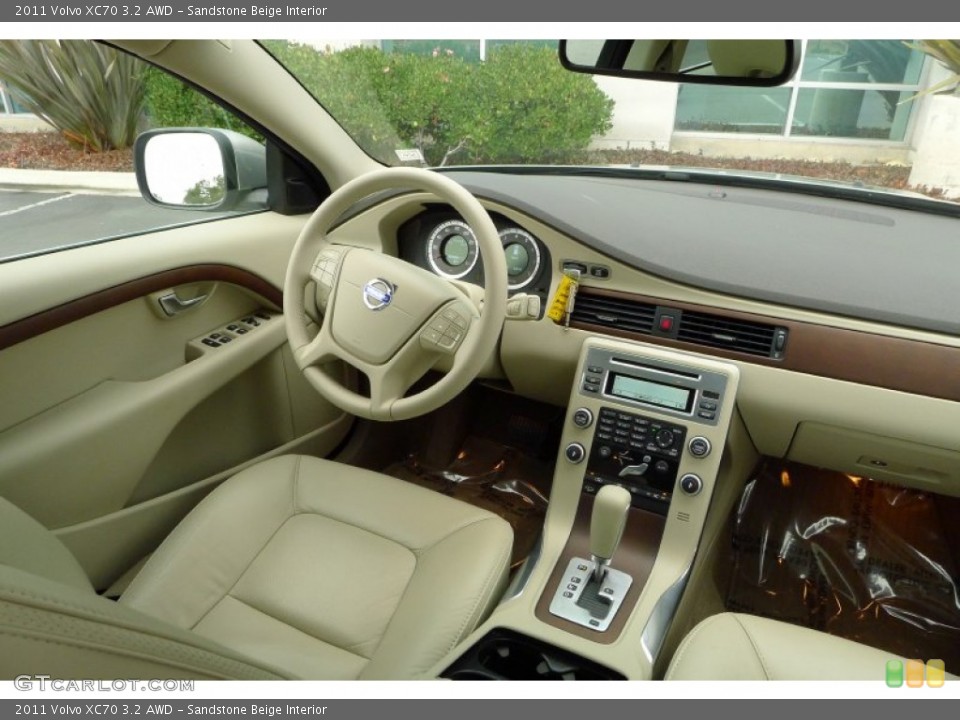 Sandstone Beige Interior Dashboard for the 2011 Volvo XC70 3.2 AWD #89615135