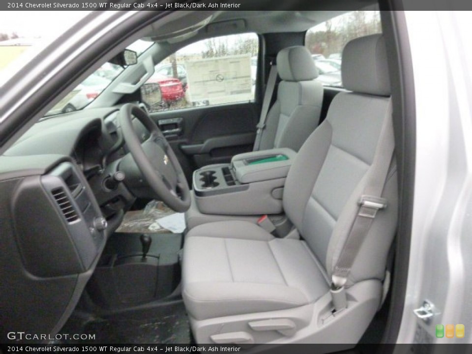 Jet Black/Dark Ash Interior Front Seat for the 2014 Chevrolet Silverado 1500 WT Regular Cab 4x4 #89618618