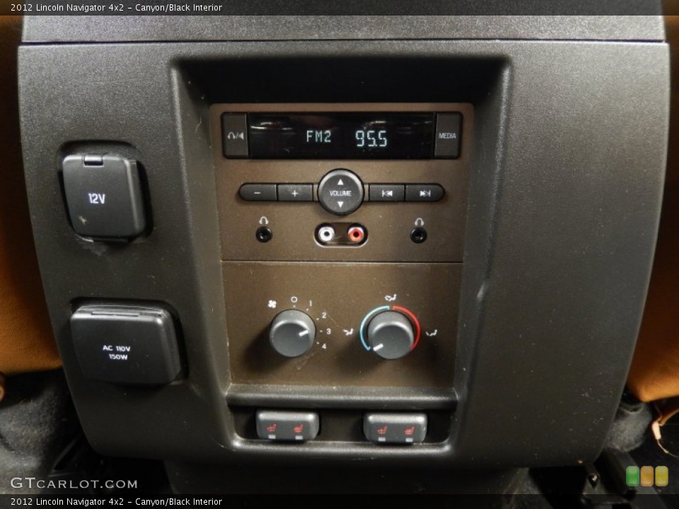 Canyon/Black Interior Controls for the 2012 Lincoln Navigator 4x2 #89621132