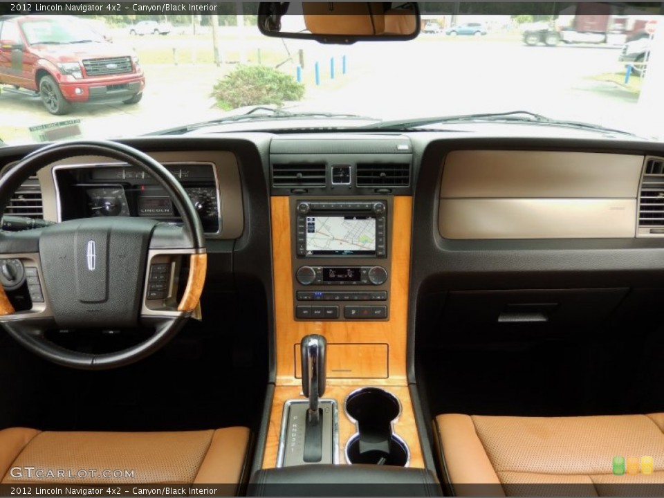 Canyon/Black Interior Dashboard for the 2012 Lincoln Navigator 4x2 #89621180