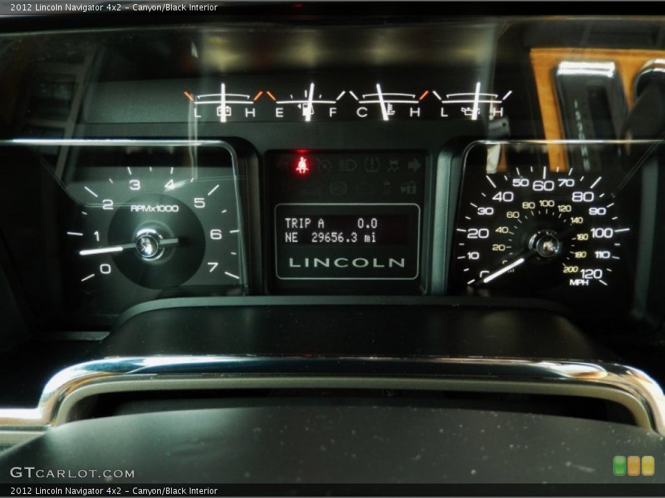 Canyon/Black Interior Gauges for the 2012 Lincoln Navigator 4x2 #89621231