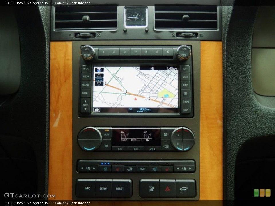 Canyon/Black Interior Controls for the 2012 Lincoln Navigator 4x2 #89621255