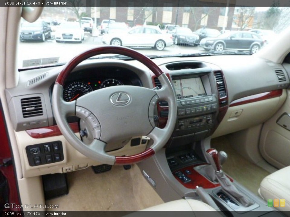 Ivory Interior Dashboard for the 2008 Lexus GX 470 #89622427