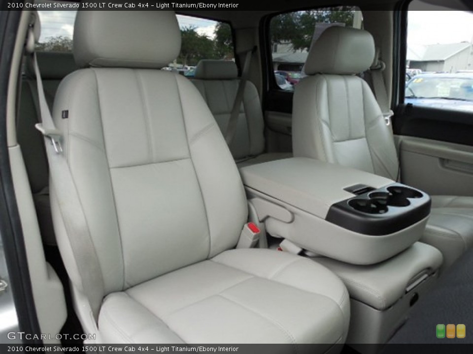 Light Titanium/Ebony Interior Front Seat for the 2010 Chevrolet Silverado 1500 LT Crew Cab 4x4 #89625257