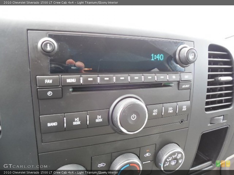 Light Titanium/Ebony Interior Audio System for the 2010 Chevrolet Silverado 1500 LT Crew Cab 4x4 #89625377