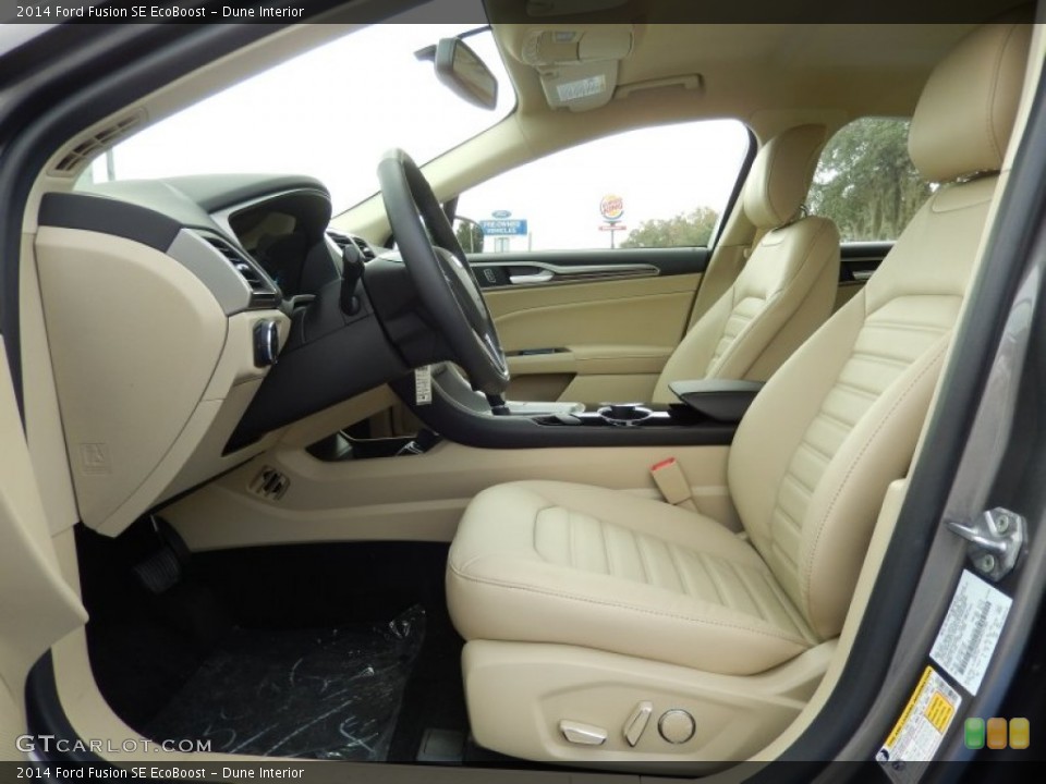 Dune Interior Front Seat for the 2014 Ford Fusion SE EcoBoost #89626370