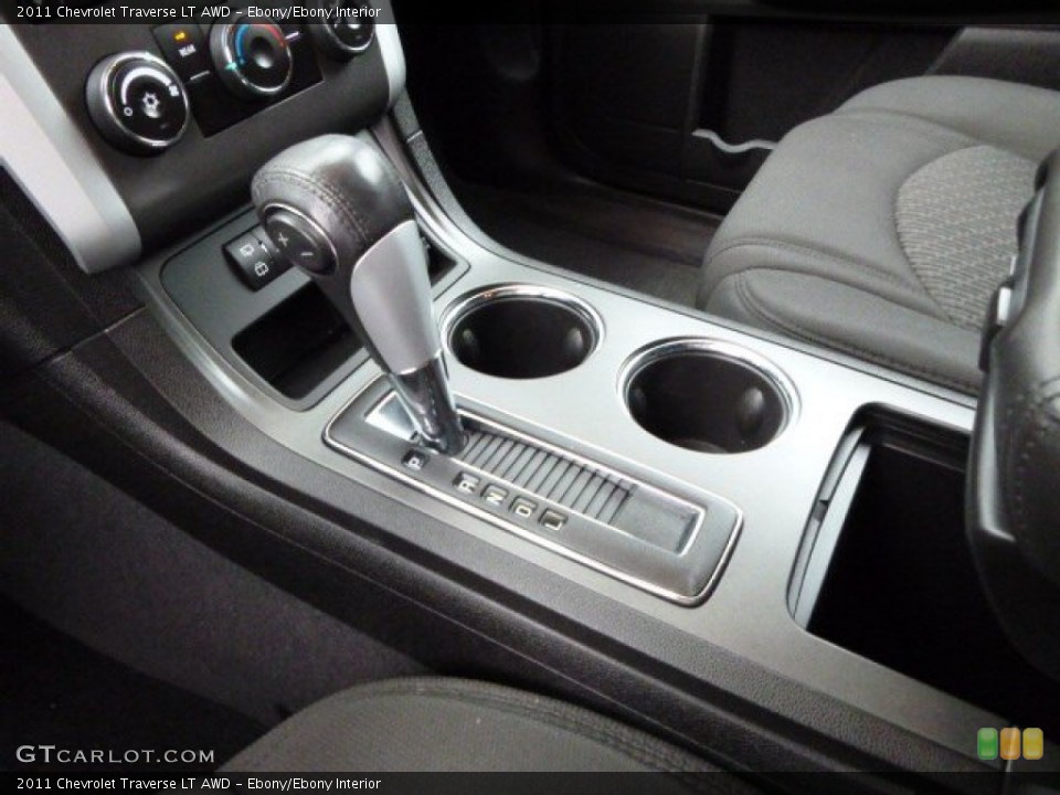 Ebony/Ebony Interior Transmission for the 2011 Chevrolet Traverse LT AWD #89627711