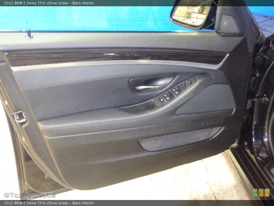 Black Interior Door Panel for the 2013 BMW 5 Series 550i xDrive Sedan #89628536