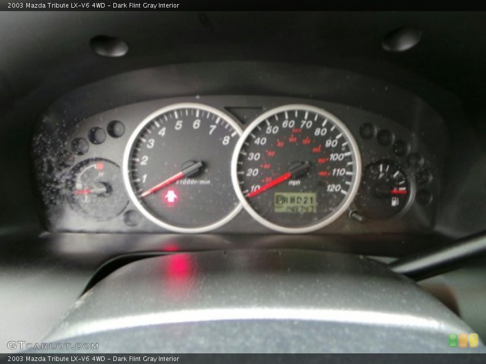 Dark Flint Gray Interior Gauges for the 2003 Mazda Tribute LX-V6 4WD #89634150