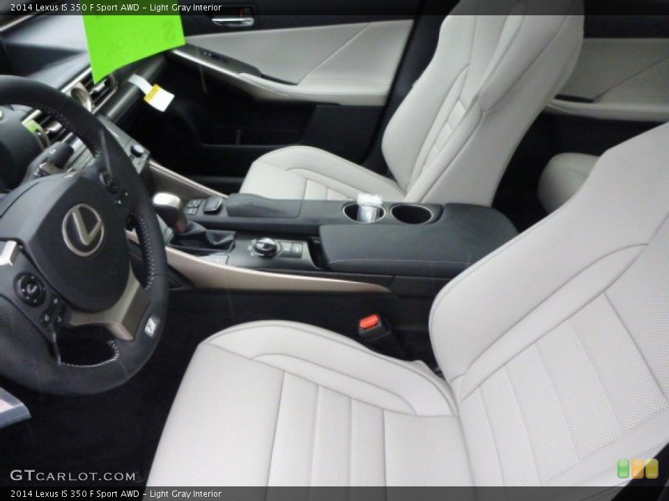 Light Gray Interior Front Seat for the 2014 Lexus IS 350 F Sport AWD #89634798