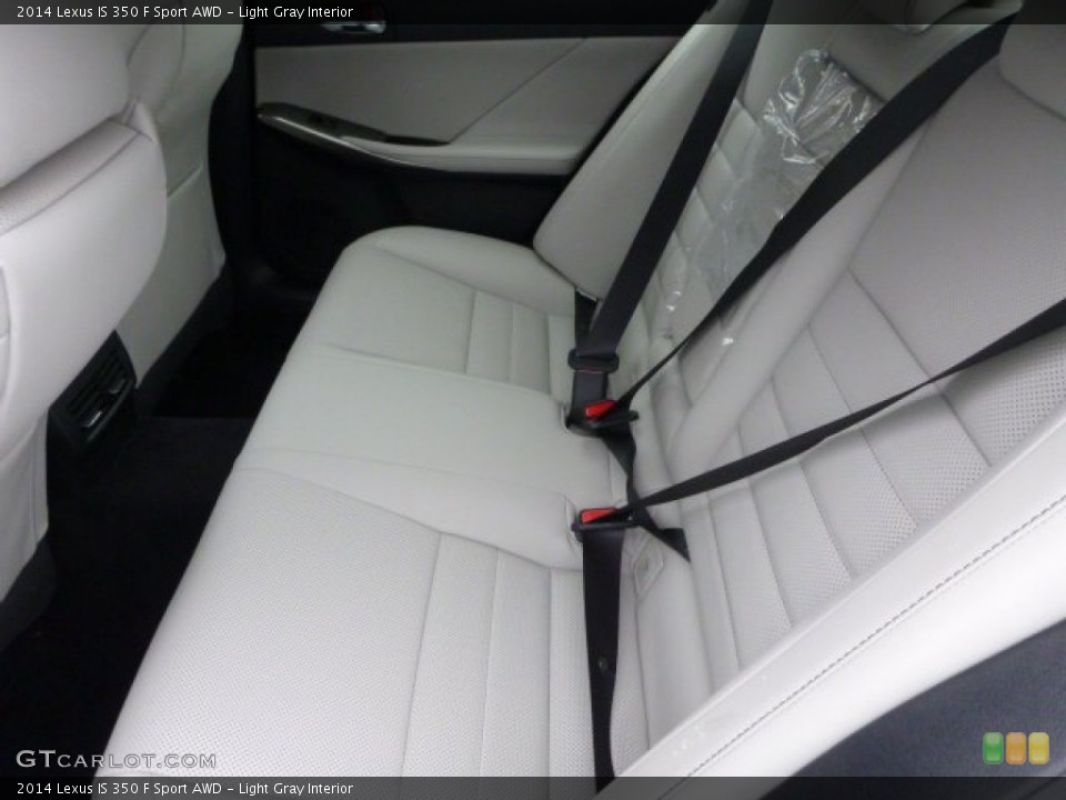 Light Gray Interior Rear Seat for the 2014 Lexus IS 350 F Sport AWD #89634804
