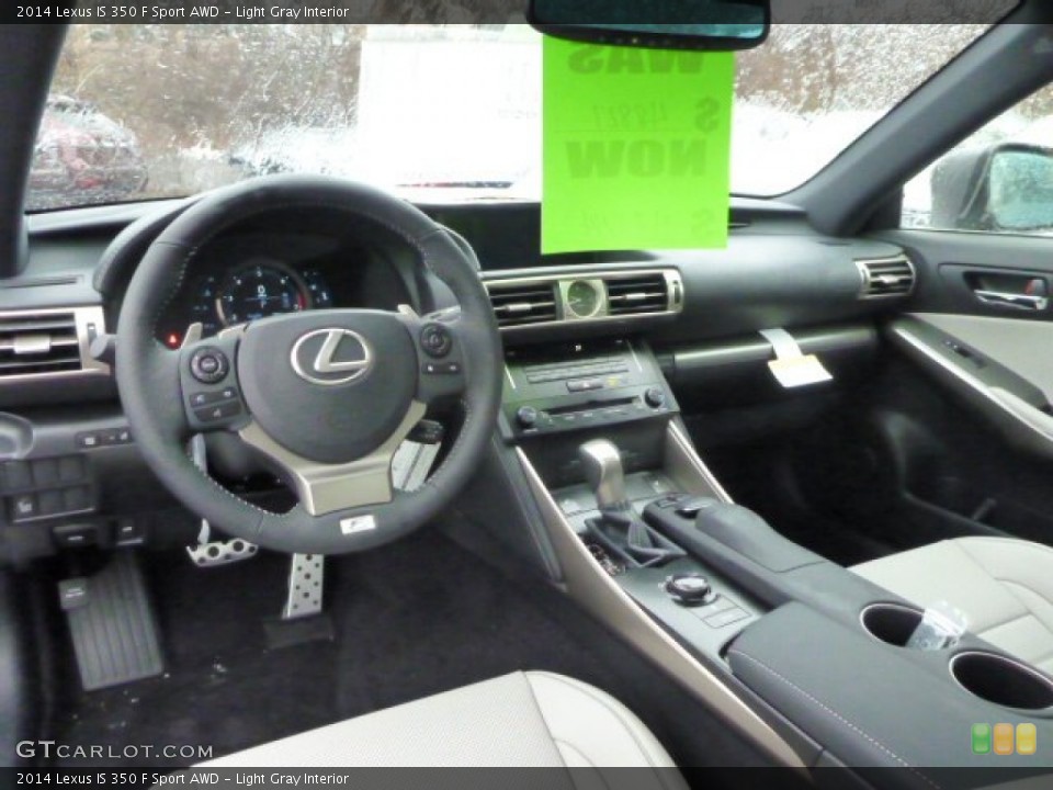 Light Gray Interior Photo for the 2014 Lexus IS 350 F Sport AWD #89634825