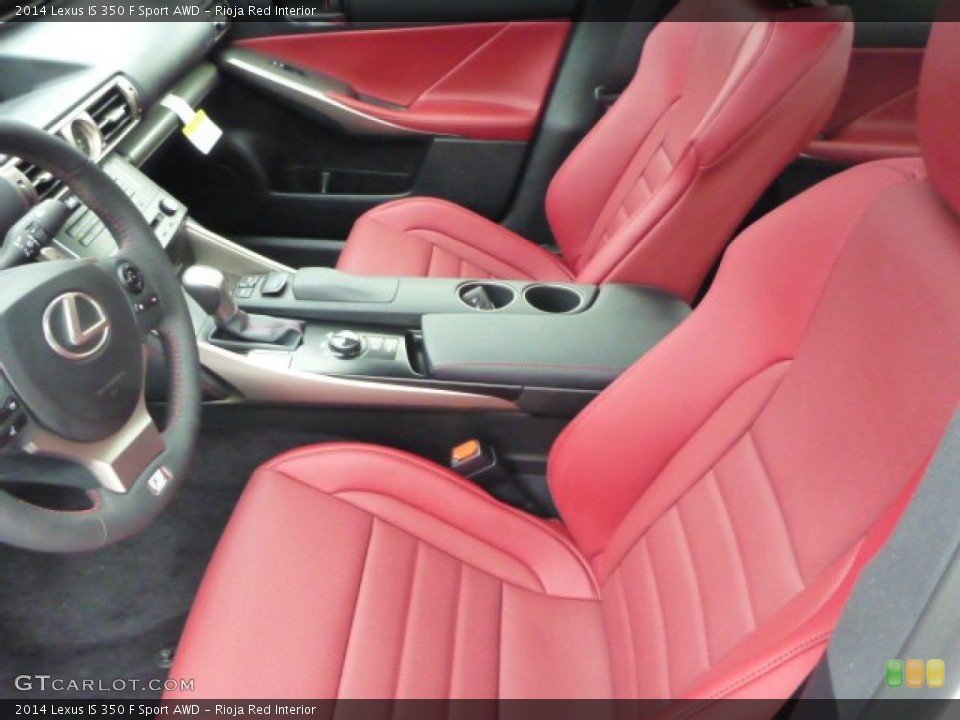 Rioja Red Interior Front Seat for the 2014 Lexus IS 350 F Sport AWD #89635065
