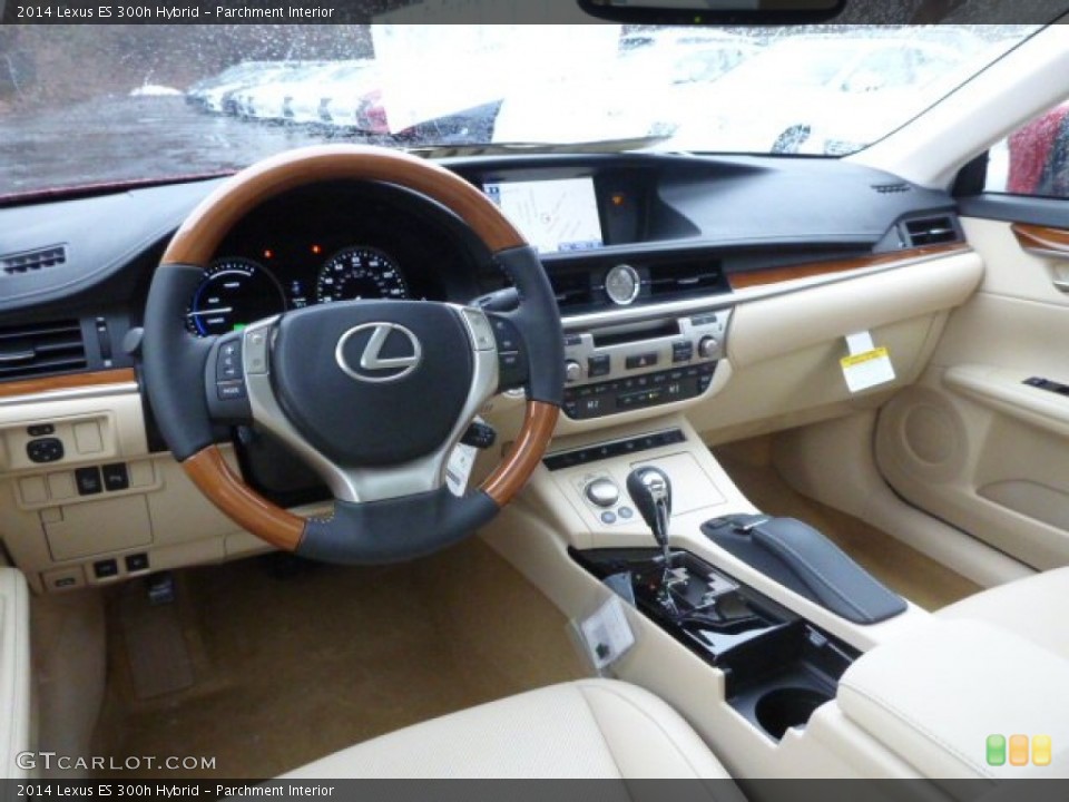 Parchment Interior Photo for the 2014 Lexus ES 300h Hybrid #89635673