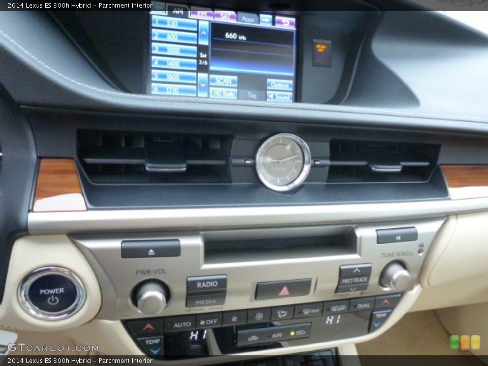 Parchment Interior Controls for the 2014 Lexus ES 300h Hybrid #89635734