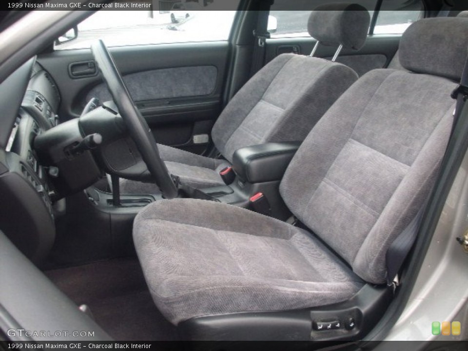 Charcoal Black 1999 Nissan Maxima Interiors