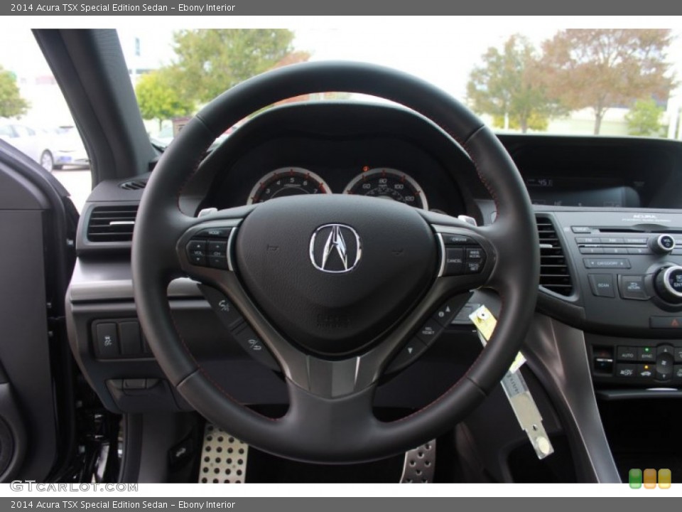 Ebony Interior Steering Wheel for the 2014 Acura TSX Special Edition Sedan #89638677
