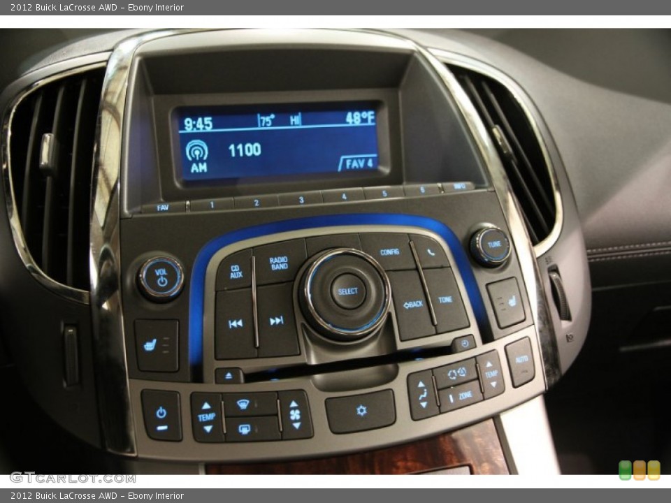 Ebony Interior Controls for the 2012 Buick LaCrosse AWD #89641044