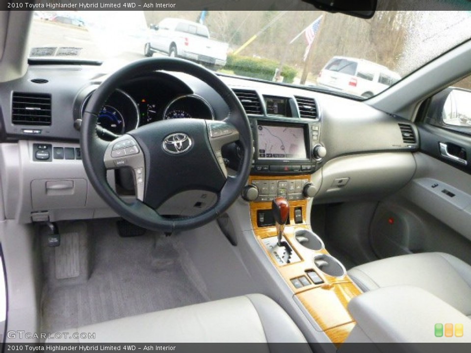 Ash Interior Prime Interior for the 2010 Toyota Highlander Hybrid Limited 4WD #89641969