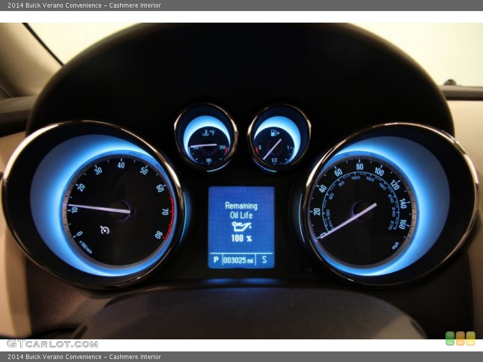 Cashmere Interior Gauges for the 2014 Buick Verano Convenience #89642820