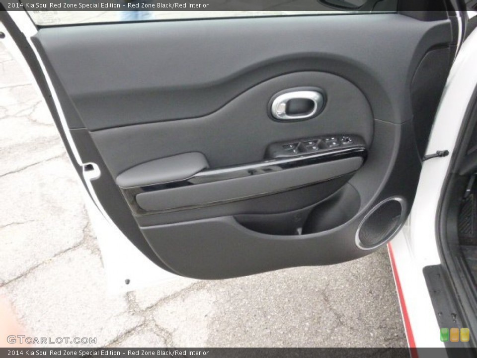 Red Zone Black/Red Interior Door Panel for the 2014 Kia Soul Red Zone Special Edition #89642955