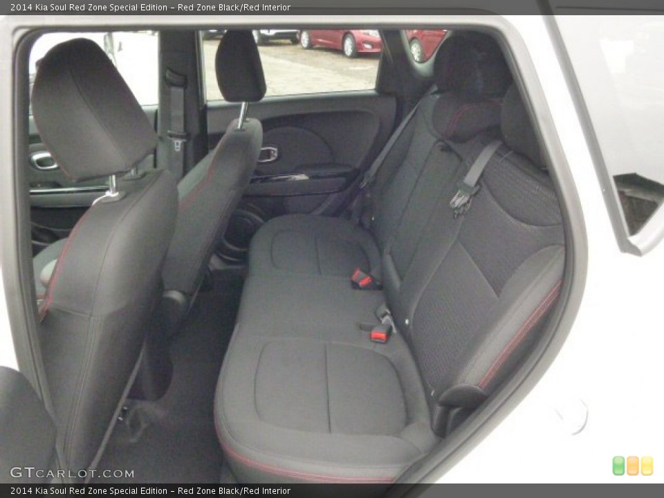 Red Zone Black/Red Interior Rear Seat for the 2014 Kia Soul Red Zone Special Edition #89642970