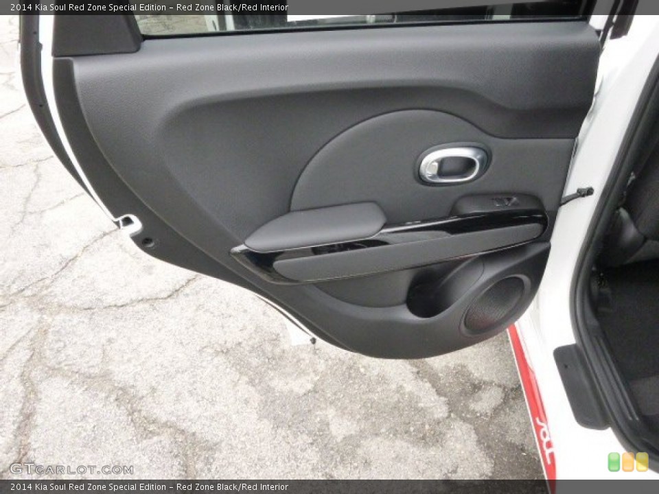 Red Zone Black/Red Interior Door Panel for the 2014 Kia Soul Red Zone Special Edition #89642991