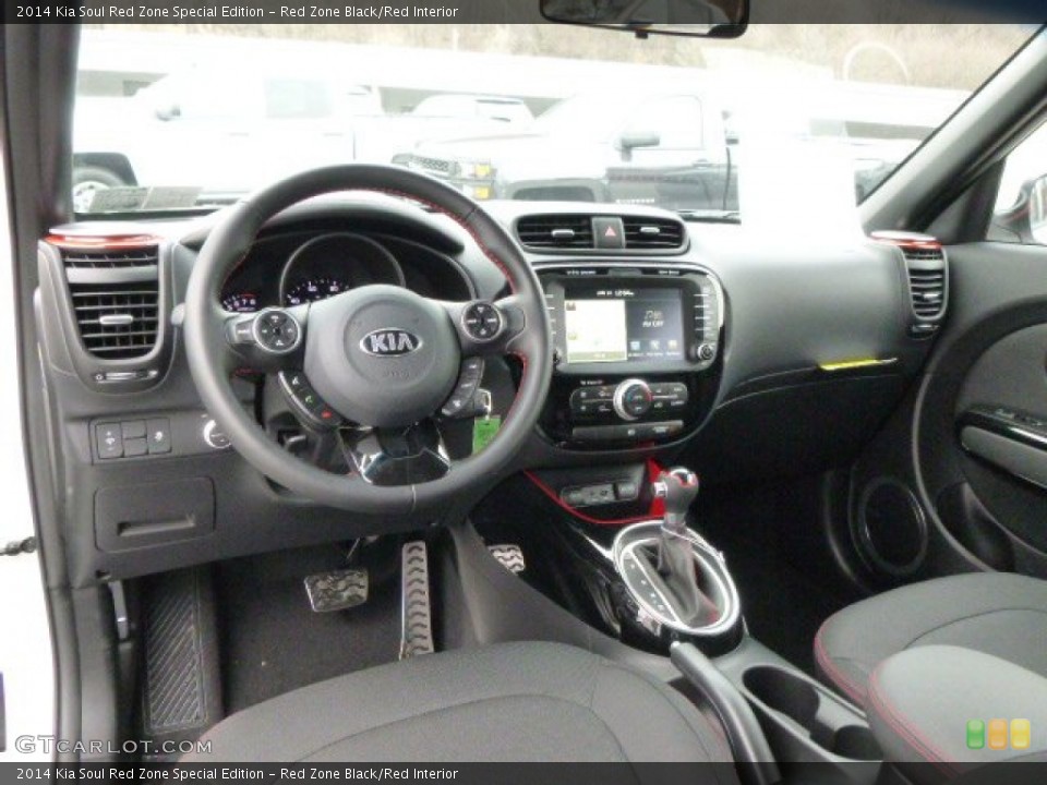 Red Zone Black/Red 2014 Kia Soul Interiors