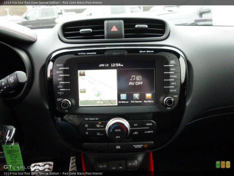 Red Zone Black/Red Interior Controls for the 2014 Kia Soul Red Zone Special Edition #89643057