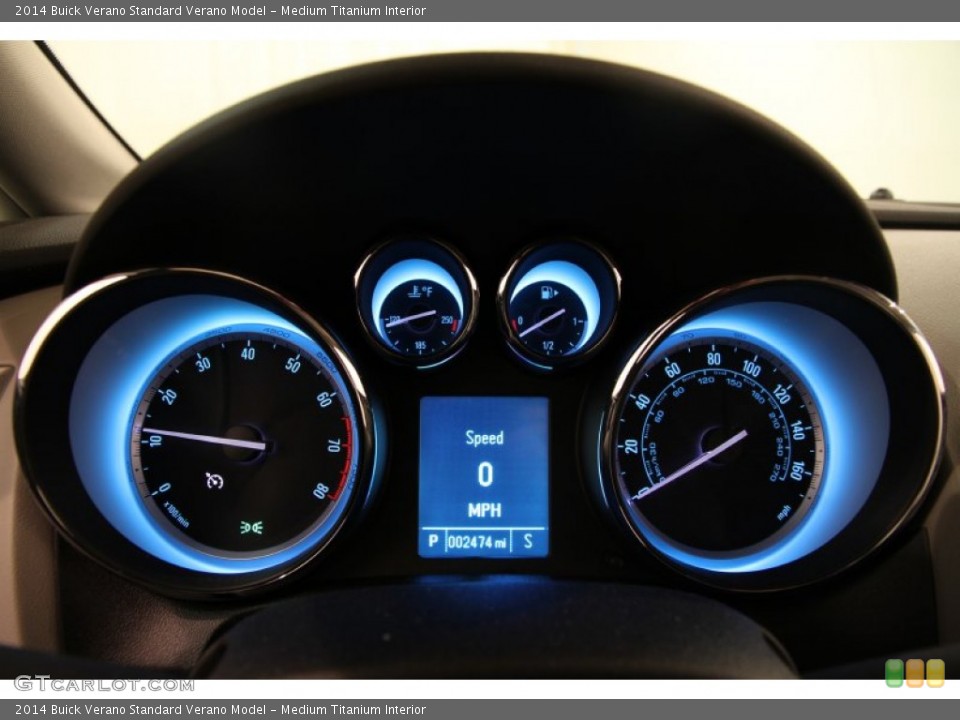 Medium Titanium Interior Gauges for the 2014 Buick Verano  #89643759