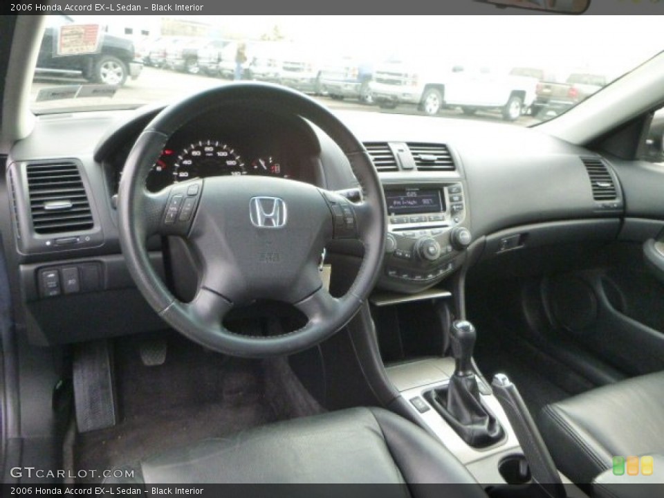 Black Interior Prime Interior for the 2006 Honda Accord EX-L Sedan #89646633